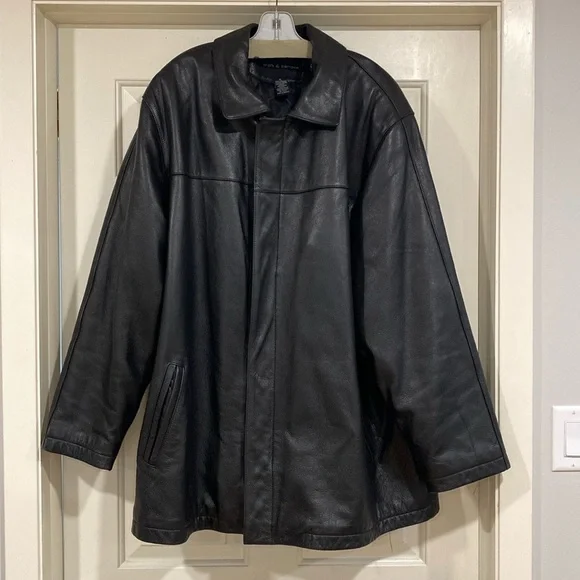 Croft & Barrow Leather Jacket - Picture 2 of 6